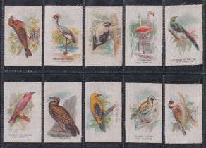 Tobacco silks, Godfrey Phillips BDV, Birds M size (set of 100 silks including scarce numbers) (