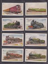 Trade cards, two sets, Nelson Lee Library, Modern British Locomotives, 'M' size (6 cards) & The