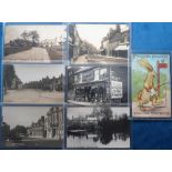 Postcards, Hampshire, a Ringwood selection of 7 cards, with 6 RPs inc. High St (2), Market Place,