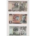 Stamps, QEII 2018 Days Army presentation pack together with £5, £10, £20 and £50 notes featuring