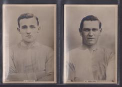 Cigarette cards, Phillips, Footballers (Premium Issue) 'P' size, 8 cards, all Footballers, nos