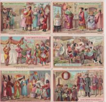 Trade cards, Liebig, three German language sets, Weddings in Different Countries S314, Aida (
