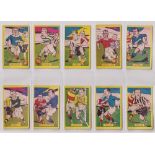 Trade cards, Football, A J Donaldson Sports Favourites Golden Series numbered 1-32 complete (gen