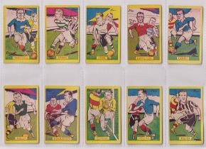 Trade cards, Football, A J Donaldson Sports Favourites Golden Series numbered 1-32 complete (gen