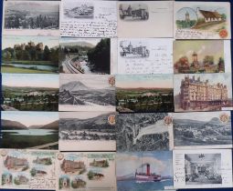 Postcards, Rail, a good selection of approx. 50 cards to include Caledonian Railway, Glasgow & SW