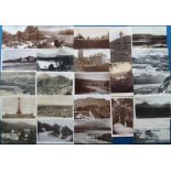 Postcards, Scotland, a collection of approx. 55 cards of Scotland, with RPs of Talla Bridge and