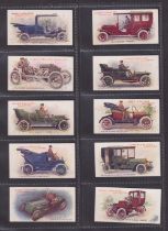 Cigarette cards, Lambert & Butler, Motors (1908) (set, 25 cards) (gd/vg)