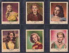 Trade cards, Klene, Film Stars - American & British (nos 101-148, Coloured), 'L' size (set, 48