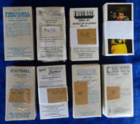 Trade cards, Bassett, 14 complete sets, all Football series including Football 1981/82, 1980/81,