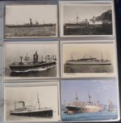 Postcards, Shipping, a good mixed age shipping collection of approx. 284 cards in modern album, with