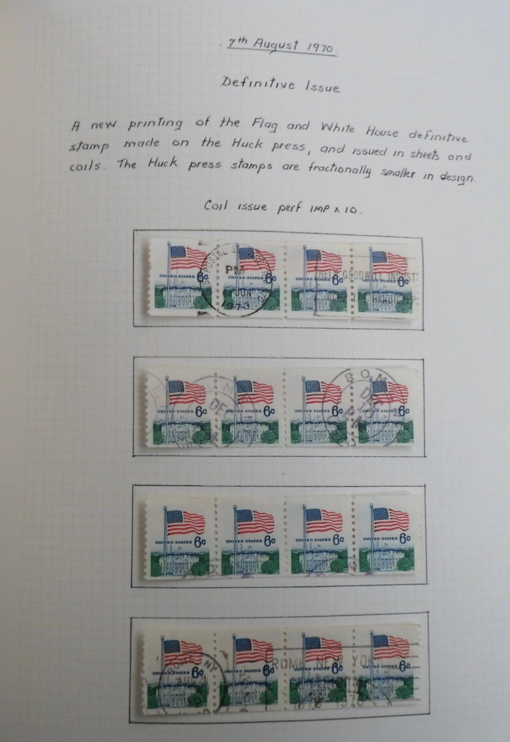 Stamps, USA mint and used collection housed in 3 albums, 1940-1968 to include booklet panes, - Image 3 of 3