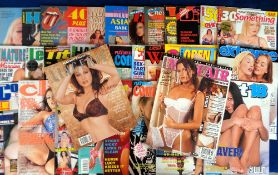 Glamour magazines, a collection of approx. 50 adult glamour magazine, mostly 1990's onwards, various