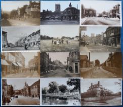 Postcards, Buckinghamshire, a selection of 23 cards of High Wycombe and its environs, with RPs of,