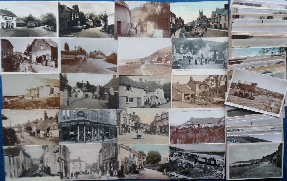 Postcards, Devon, a good topographical mix of approx. 127 cards of mainly Devon towns , villages, - Image 2 of 2