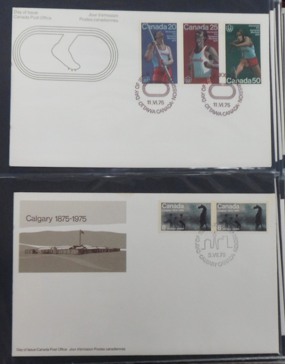 Stamps, Canada collection of first day covers 1971-1983 housed in 2 quality Pragnell-Rapkin - Image 2 of 4