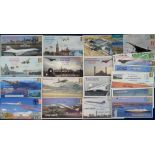 Stamps, Collection of limited edition Concorde covers, all signed by the captains, including the