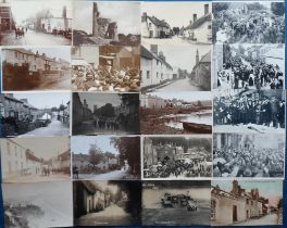 Postcards, Devon, a good selection of approx. 111 cards mainly of Devon, with RPs of floating bridge