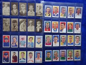 Cigarette cards R J Hill, Sporting issues, 4 complete sets - Celebrities of Sport (Hill version),