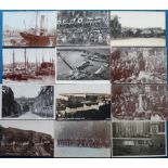 Postcards, Kent, a mainly RP selection of 25 cards of Dover, with RPs of Dover Stn, War Memorial,
