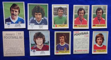 Trade cards, Football, approx. 310 Panini stickers from 2 series, Euro Football (180) includes Franz