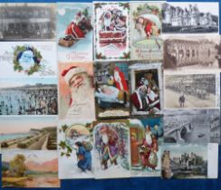 Postcards, a selection of approx. 216 cards, mainly illustrated UK scenic views published by Tuck,