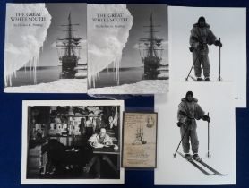 Collectables, Polar exploration, Scott 1912, original memoriam RP postcard by Rotary, together
