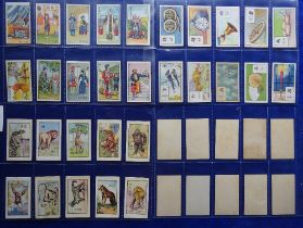 Cigarette cards, China, BAT, 3 complete sets all with plain backs. Chinese English Dictionary (100