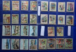 Cigarette cards, China / Siam, various issues 218 cards in 3 complete sets and several part sets.