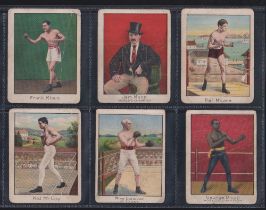 Cigarette cards, USA, ATC, Champion Athlete & Prize Fighter series (Mecca brand), 24 cards all