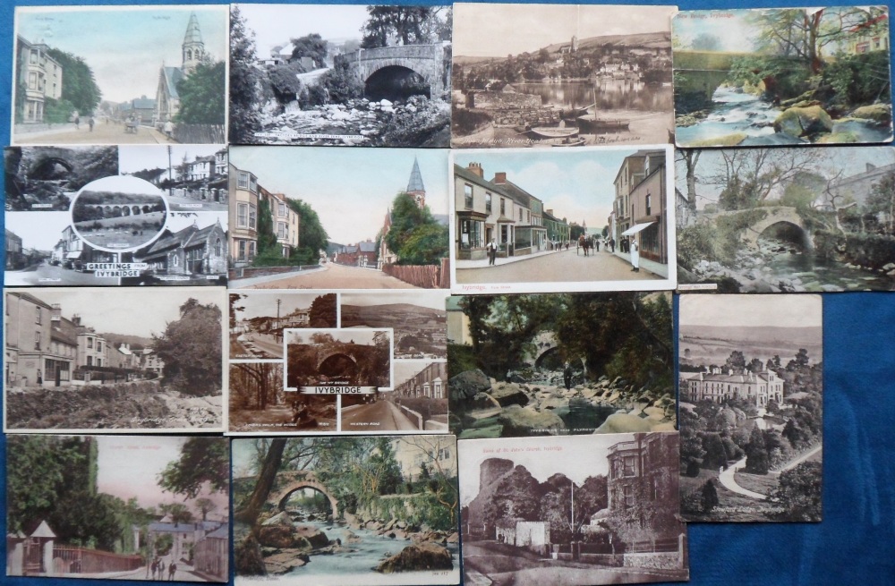Postcards, Devon, an Ivybridge selection of 31 cards, with RPs of Erme Rd, Fore St (2), good - Image 2 of 2