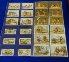 Trade cards, Continental card selection, approx. 250 mainly French language issues. A few sets noted