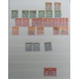 Stamps, Barbados, Bermuda and Cayman Islands duplicated collection mint and used housed in a quality