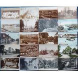 Postcards, Sussex, a collection of approx. 50 cards RPs and printed to include Eastbourne, Brighton,