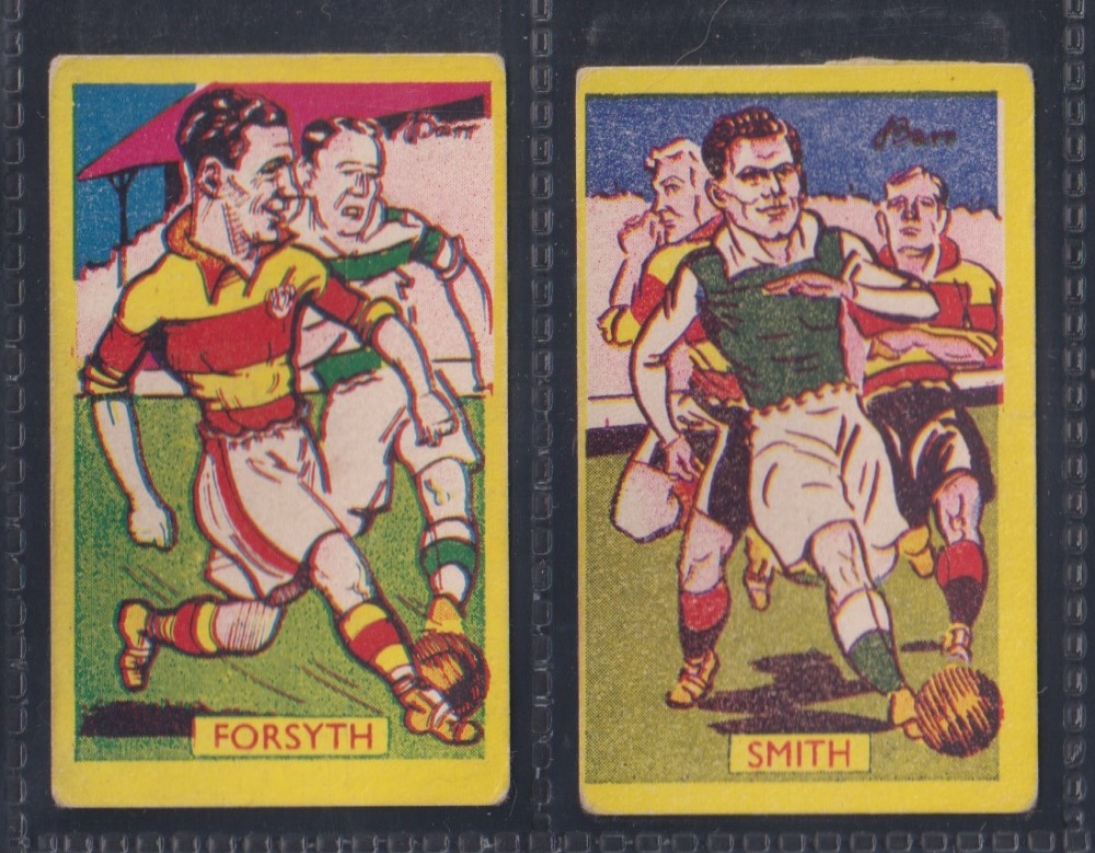 Trade cards, Football, A J Donaldson Sports Favourites Golden Series numbered 1-32 complete (gen - Image 7 of 8