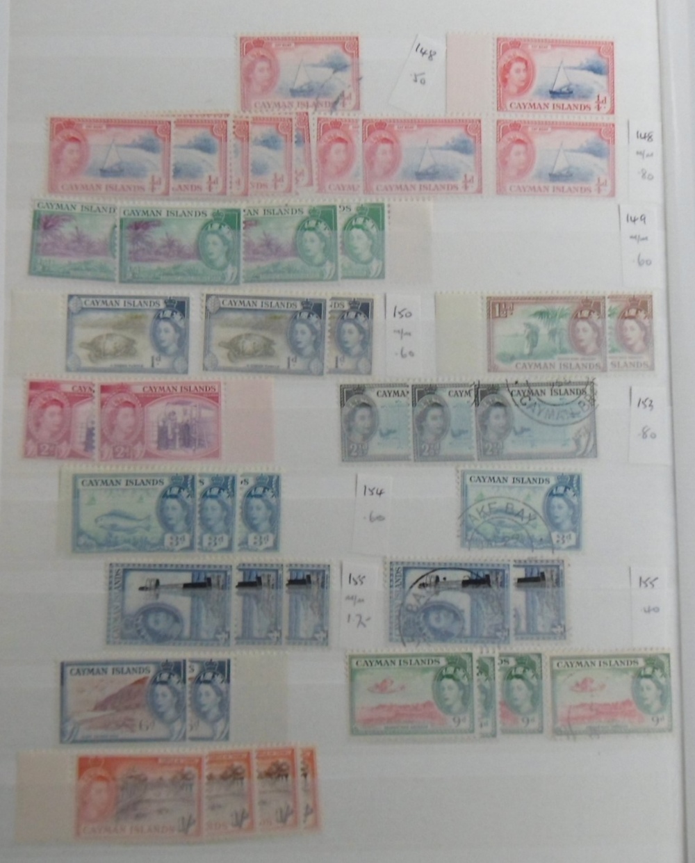 Stamps, Barbados, Bermuda and Cayman Islands duplicated collection mint and used housed in a quality - Image 6 of 6
