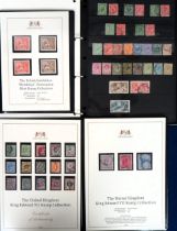 Stamps, GB KEVII 1902 used definitive collection, 1911-35 KGV used collection and 1924/5 '