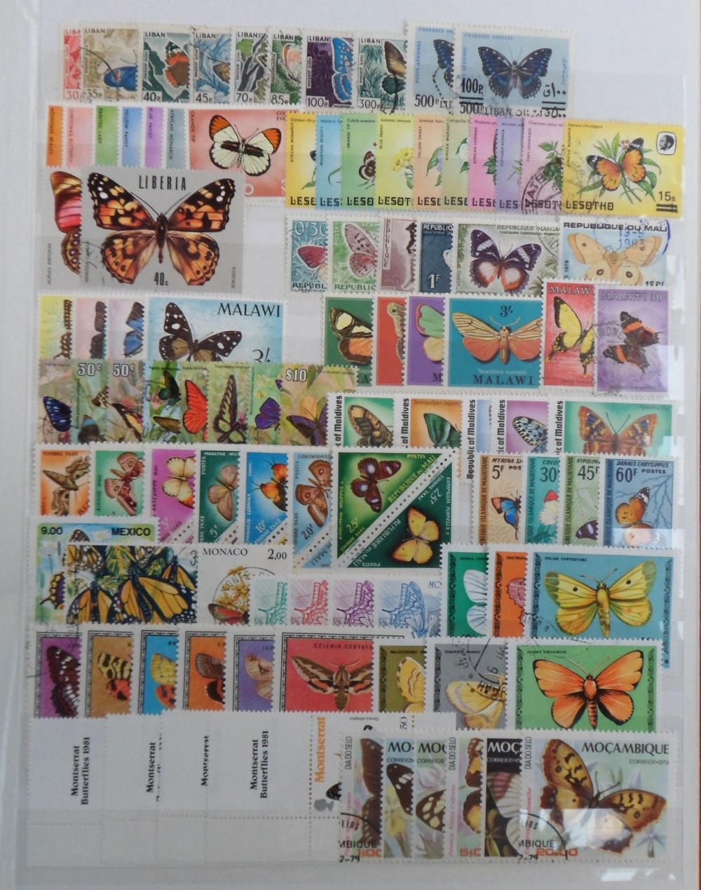 Stamps, Extensive all world thematic butterfly collection, mint and used to include minature sheets, - Image 6 of 6