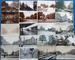 Postcards, London, a selection of approx. 42 cards of London Suburbs, with RPs of Plumstead Rose Soc