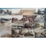 Postcards, Devon, a collection of approx. 28 cards of Devon towns and villages, RPs include