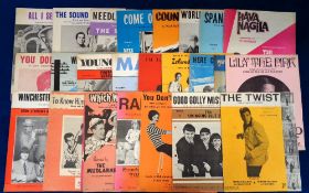 Music and Entertainment, Sheet Music, approx 1300 items, 1950s to 1960s (to inc. approx 250 from