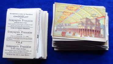 Trade cards, France selection of approx. 150 chromos including many issues from Chocolat