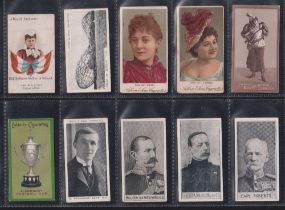 Cigarette cards, Mixed selection of 18 cards, many scarcer and unusual types noted, including