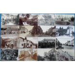 Postcards, Devon, a selection of approx. 30 cards of Devon towns and villages, with RPs of
