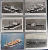 Postcards, Shipping, a mixed age collection, in modern album, of approx. 420 commercial shipping