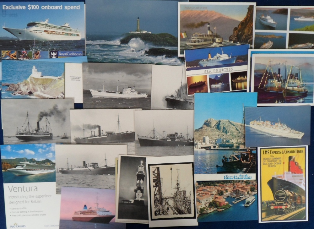 Postcards, Shipping, approx. 300 mixed age UK and foreign cards to include Cuban gun boat, The Guard - Image 2 of 2