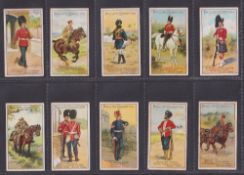 Cigarette cards, Phillips, Types of British Soldiers (M651-M675) (set, 25 cards) (gd)