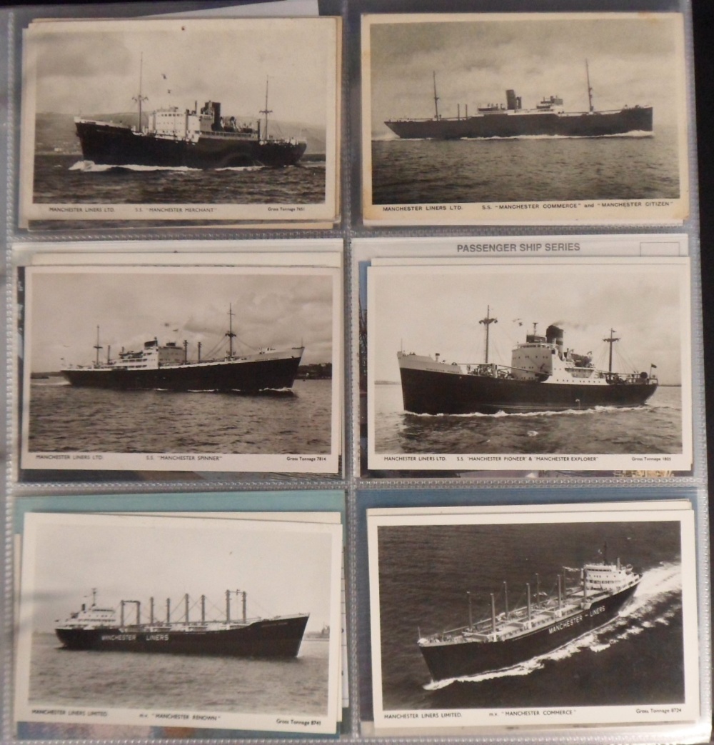 Postcards, Shipping, a good mixed age shipping collection of approx. 284 cards in modern album, with - Bild 3 aus 4