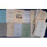 Deeds and Documents, Property Sale Particulars, Ipswich Suffolk, a collection of 69 small