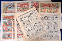 Comics, Comic Life, 20 issues, one dated 1915, the others all 1927 & 1928, sold with The Rainbow (