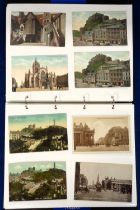Postcards, an album containing approx. 165 cards of mainly Scotland together with Liverpool and